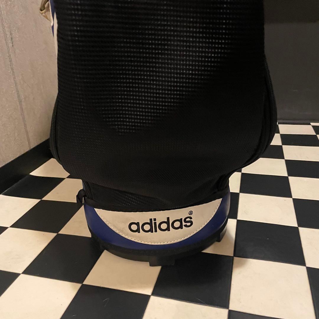 adidas キャディバッグ 3本線 フード付き
