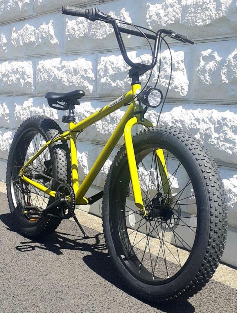 RAMさん専用極太タイヤ自転車 ファットバイク 26インチ