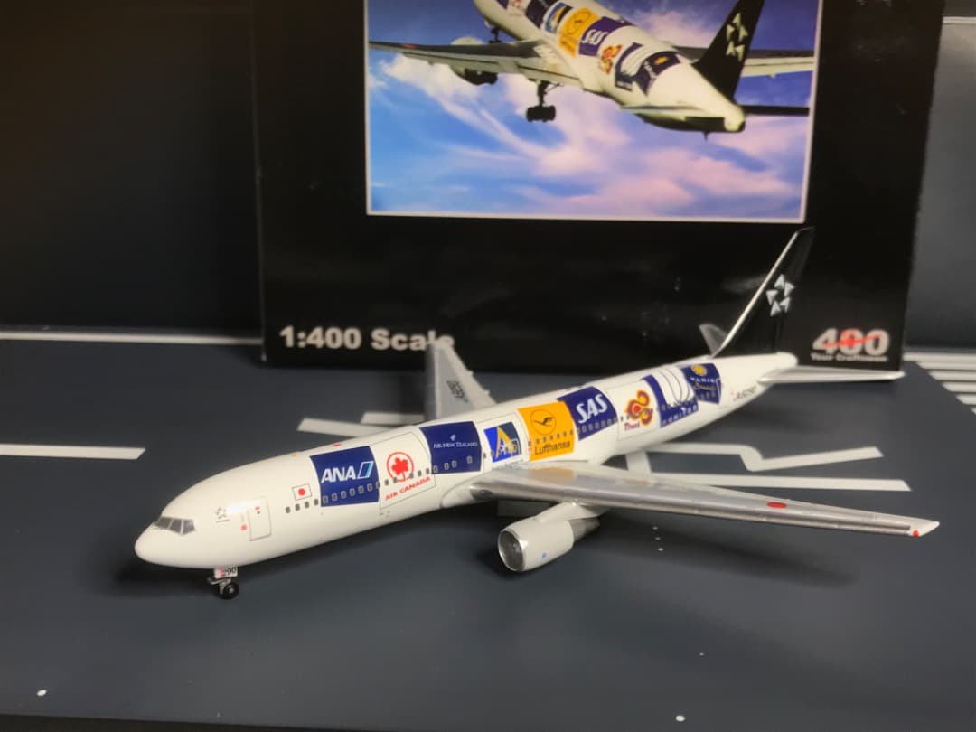 激レア　 B767 スターアライアンス塗装　ANA 1/400