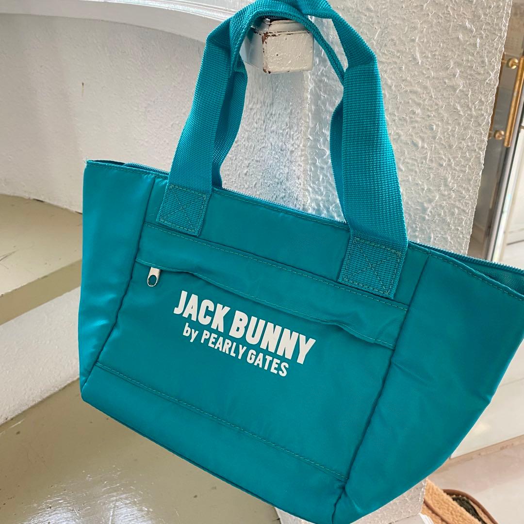 ジャックバニー カートバッグ パーリーゲイツ エメラルドグリーン ハンドバッグ