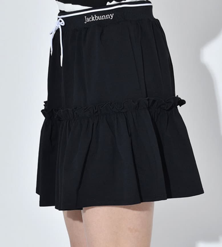 ジャックバニー メッシュティアードスカート サイズ0 新品 ブラック 春夏