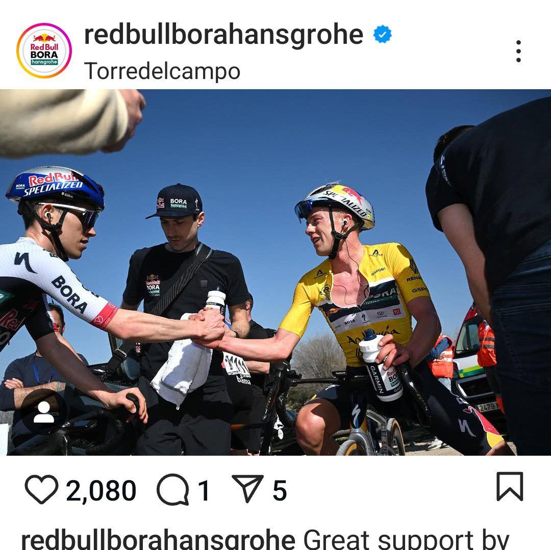 支給品 RedBull Bora Hansgrohe　キャップ　レッドブルボーラ