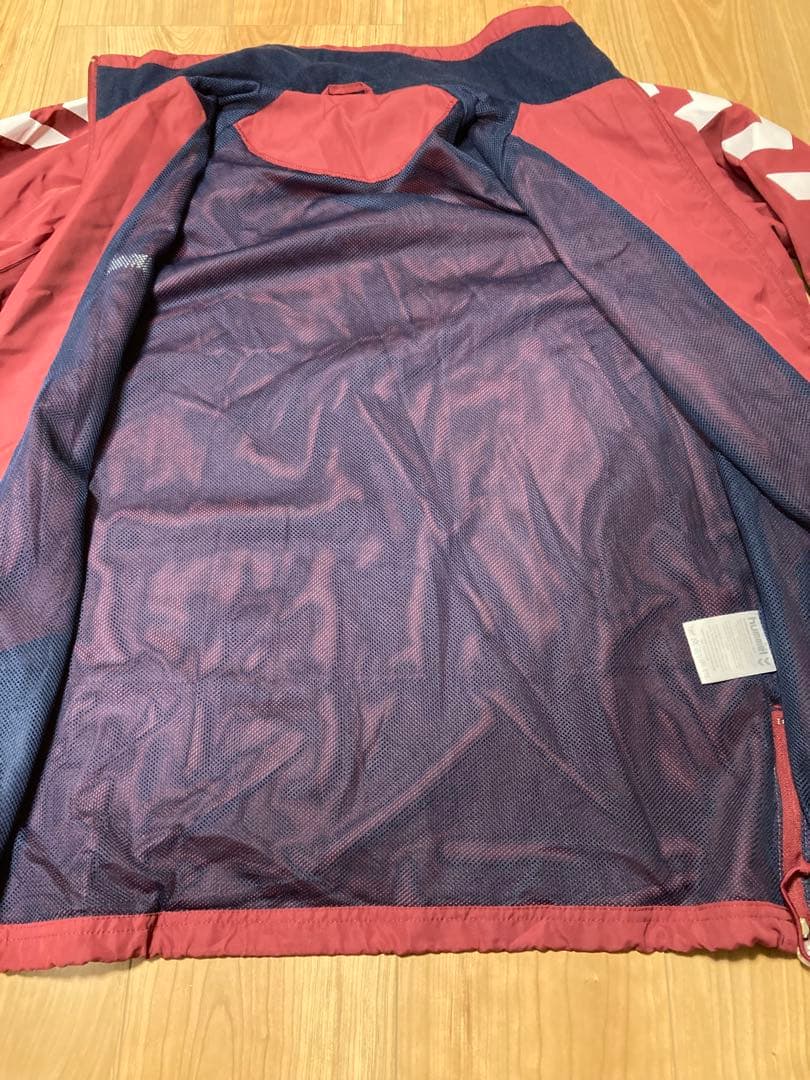アストンヴィラ Hummel ナイロンジャケット 古着　L