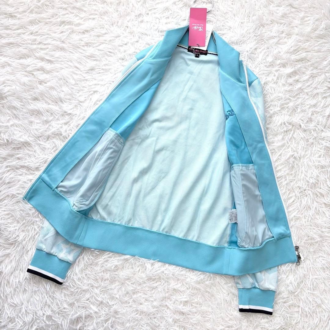 タグ付き未使用✨ダンスウィズドラゴン レディースゴルフジャケット ブルー系 2