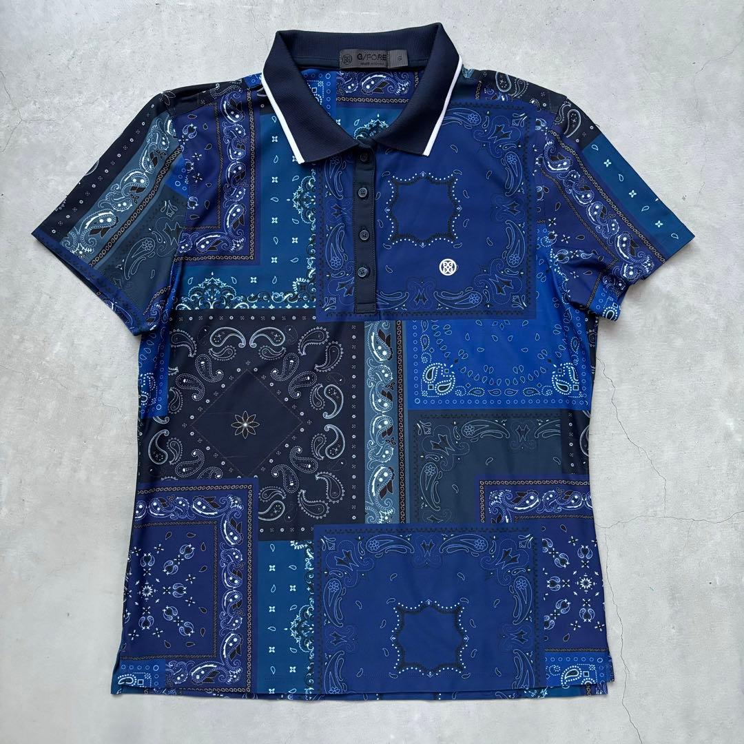 【美品】G/FORE SHORT SLEEVE T-SHIRTS BANDANA