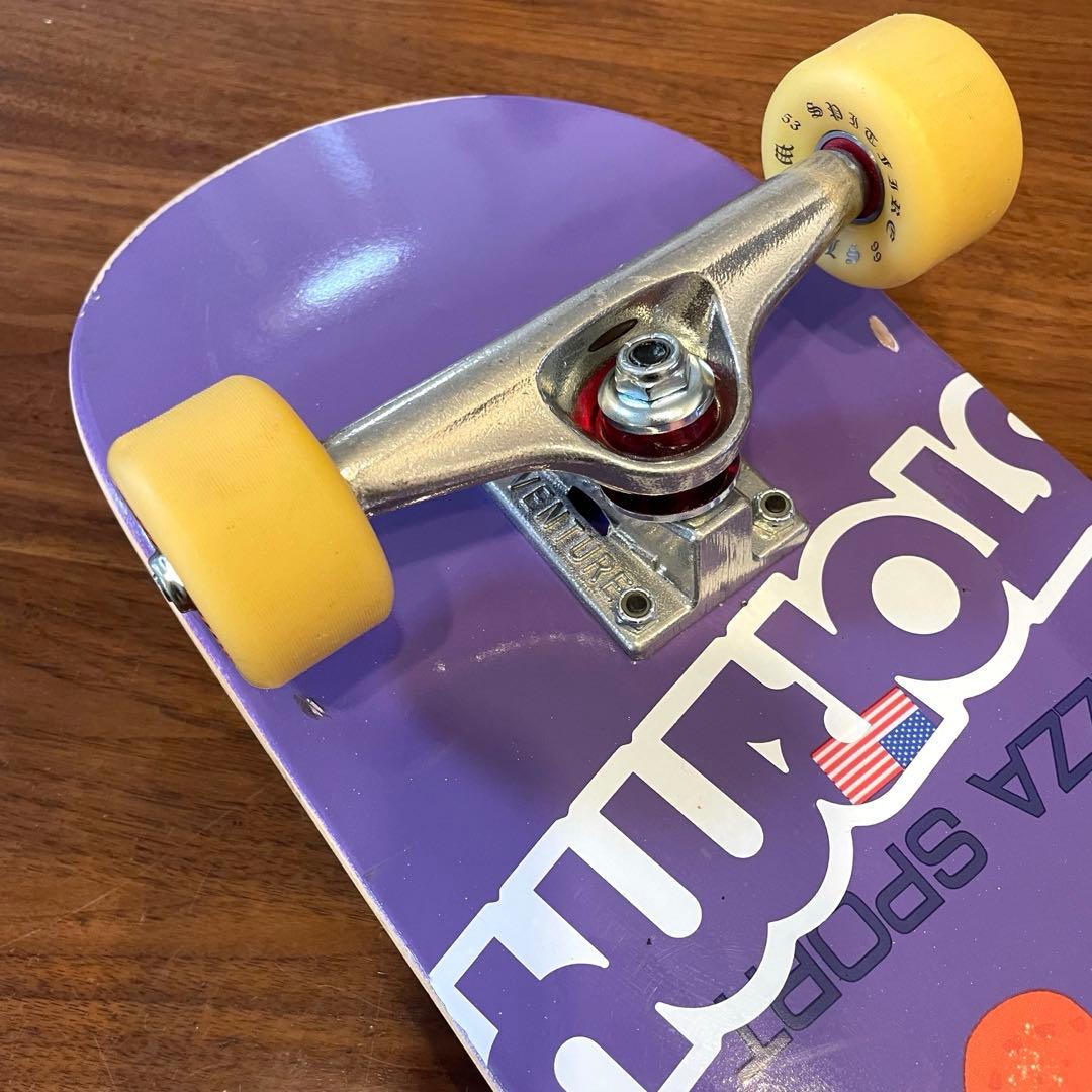 ピザ　スケートボード　スピットファイア　ベンチャー　極美品　スケボー　8インチ