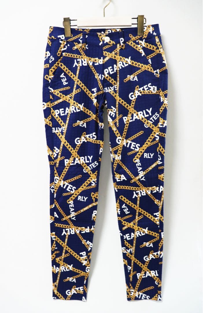 《パーリーゲイツ》新品 ストレッチパンツ ゴルフパンツ 1(W74)