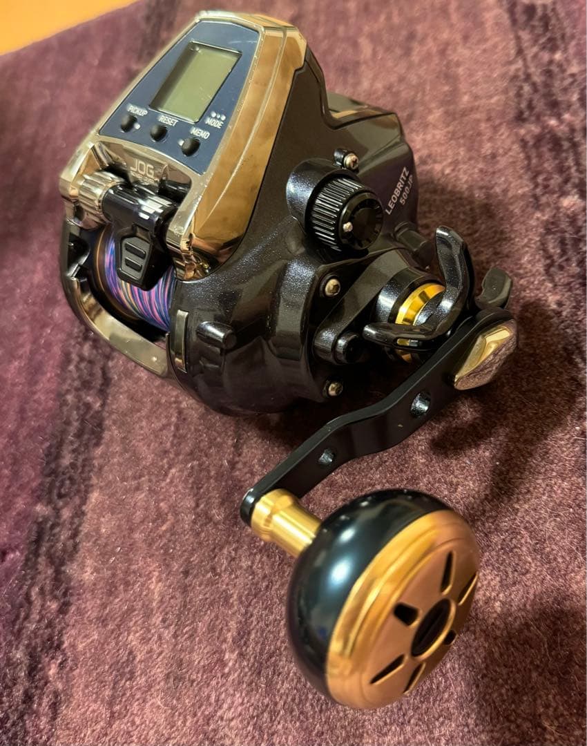 電動リールレオブリッツ500jp 箱　ライン付き