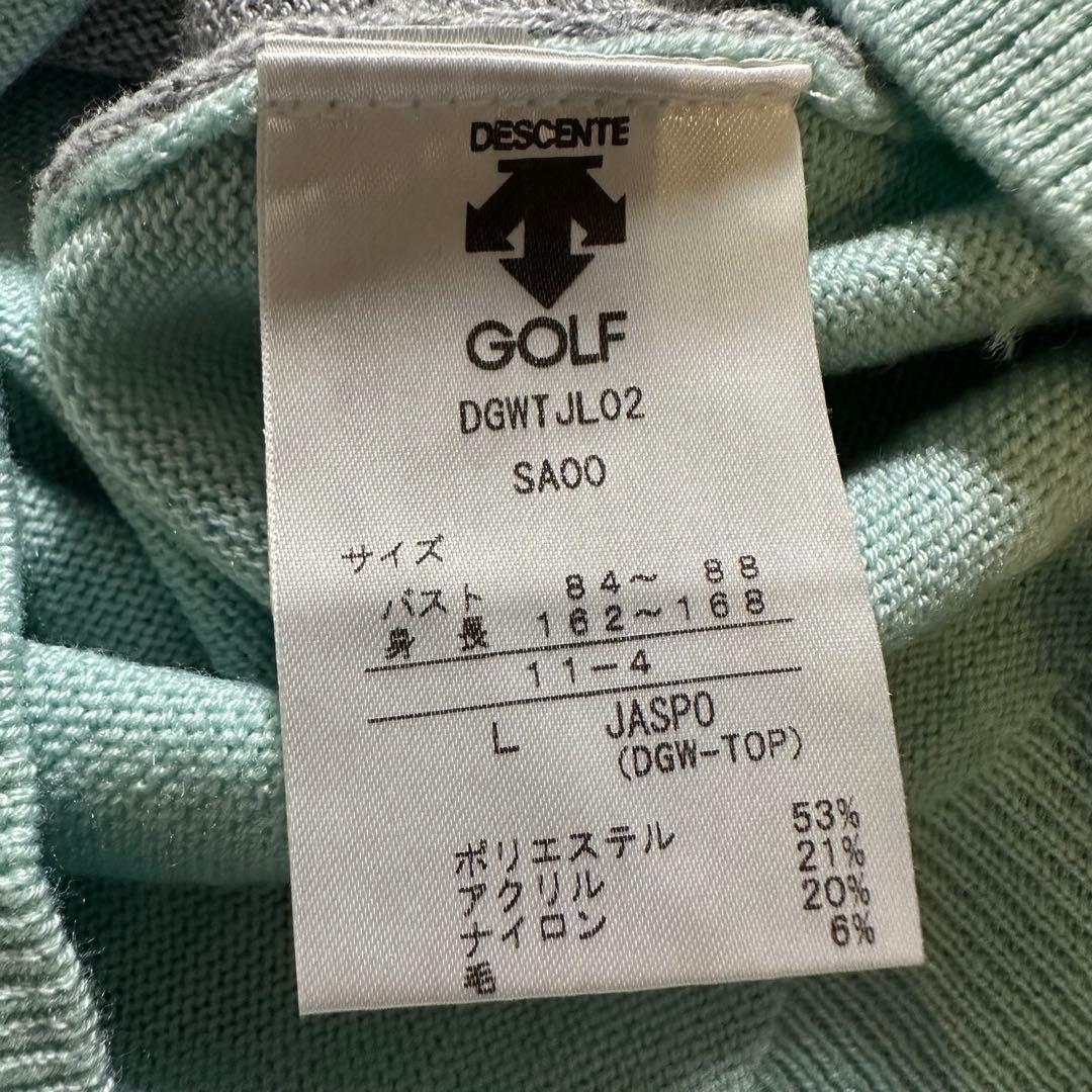 DESCENTE GOLF レディース Vネックセーター