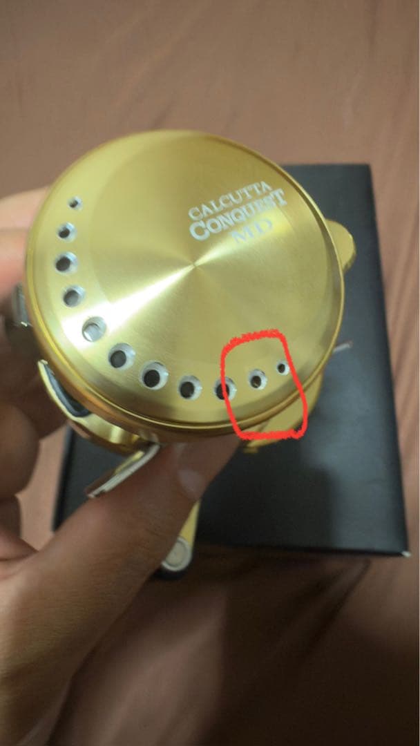 中古美品23 カルカッタ コンクエスト MD 301XGLH LEFT シマノ