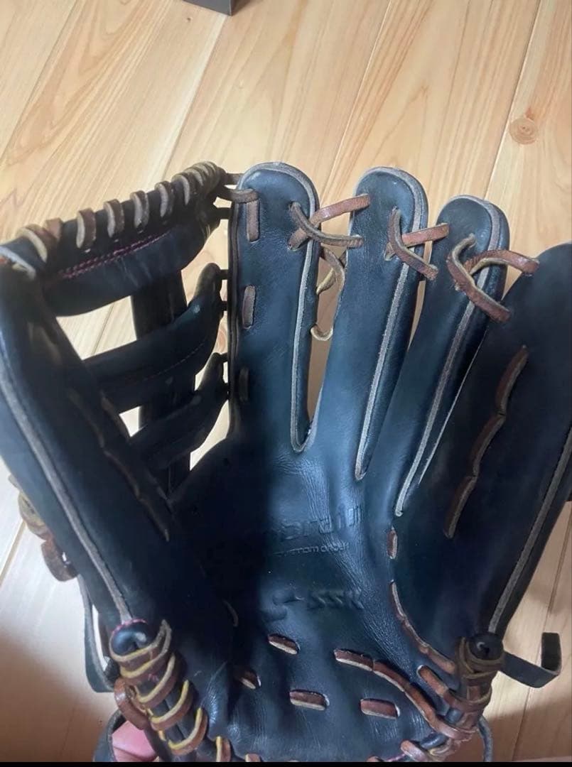 外野手用オーダーグラブ　硬式グローブ 右投げ用 黒　SSK