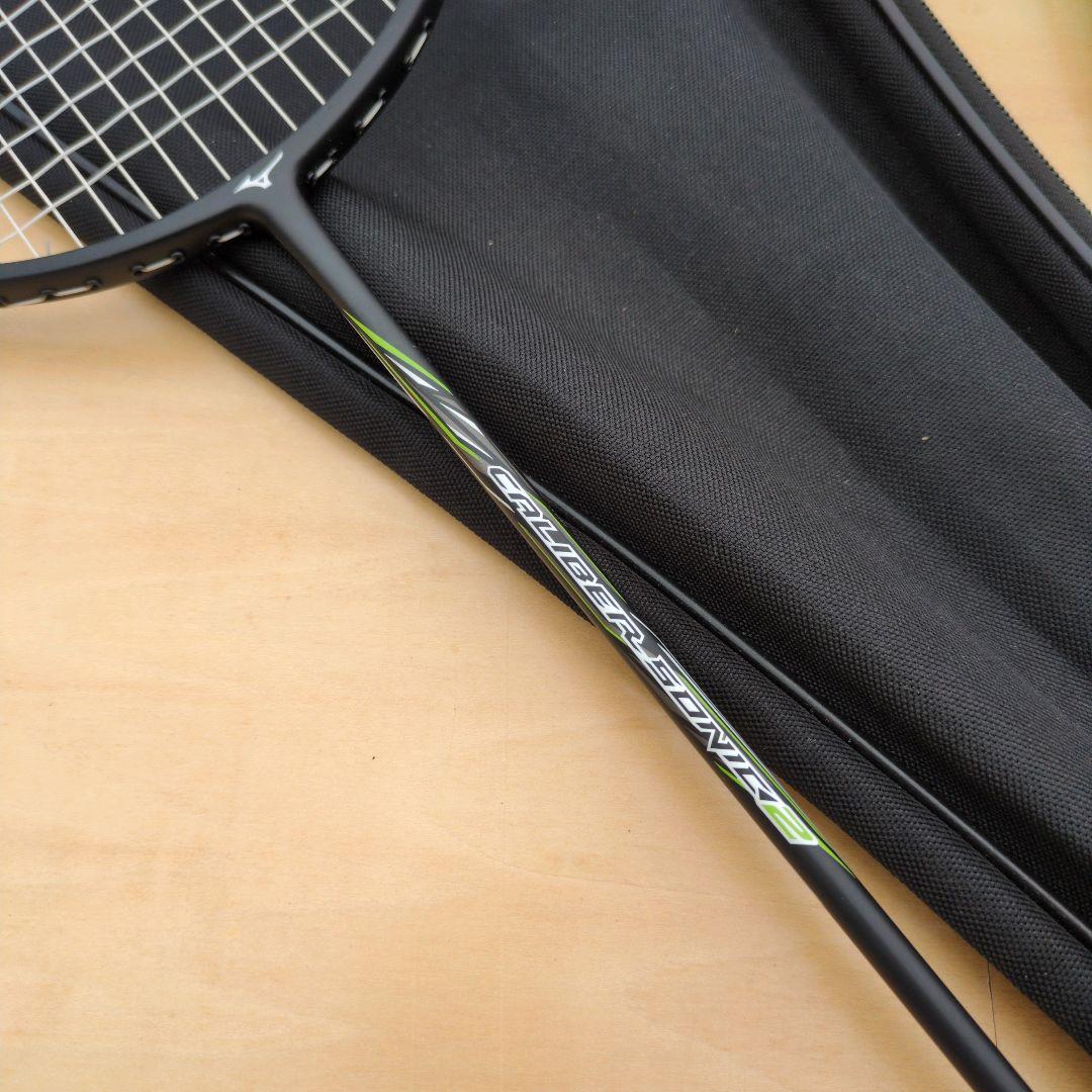【美品】 MIZUNO CALIBER SONIC 2 ラケット　ケース付き