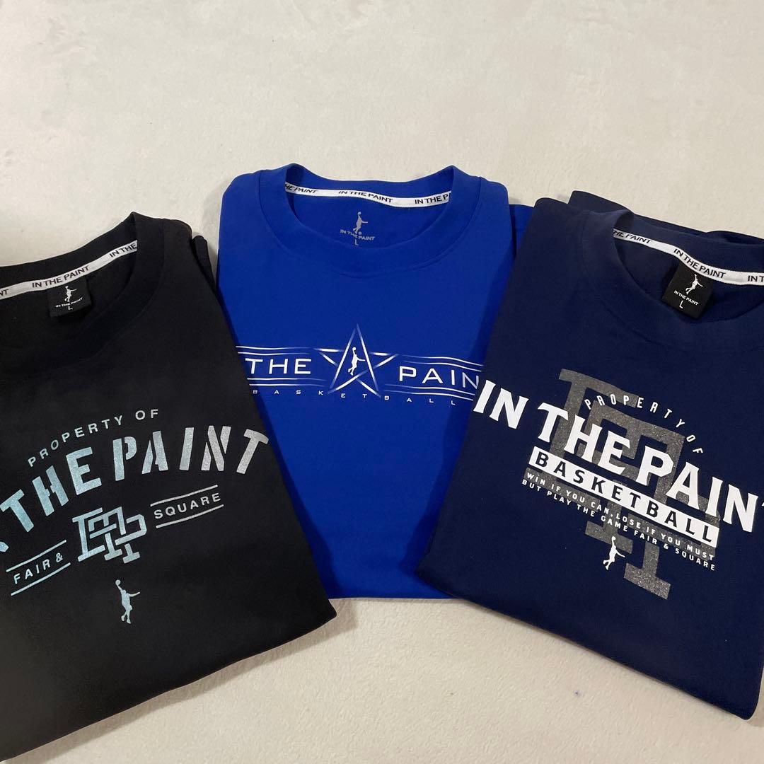 IN THE PAINT ウォームアップウェア 黒 青 紺 3枚セット