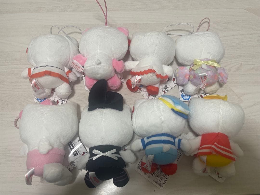 ハローキティ 50＋1 マスコット　ぬいぐるみ 15体セット　まとめ売り