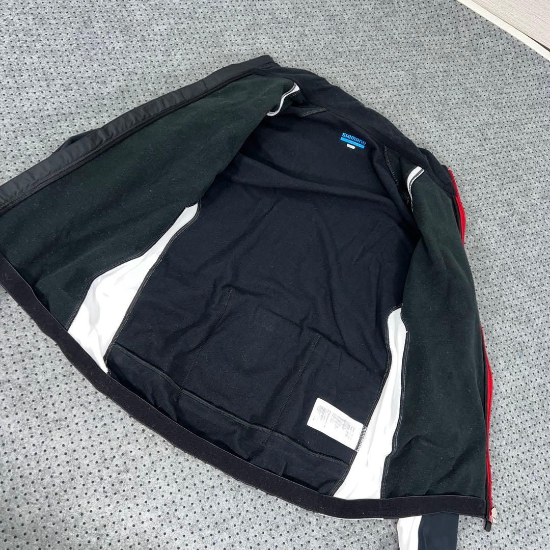数回使用 SHIMANOシマノサイクルジャケット 裏起毛L