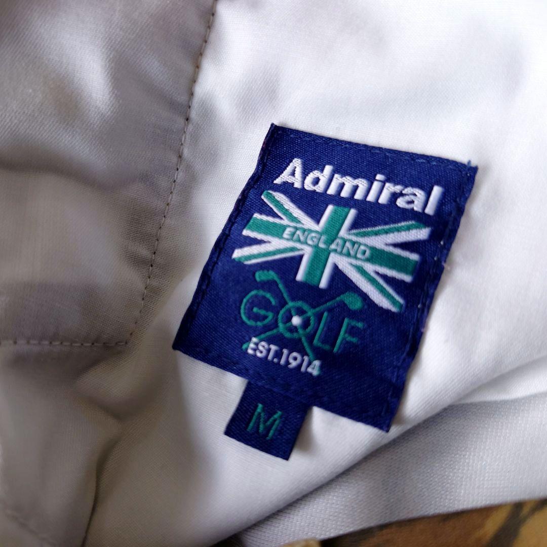 極美品 ADMIRAL GOLF ボタニカル柄 ストレッチパンツ