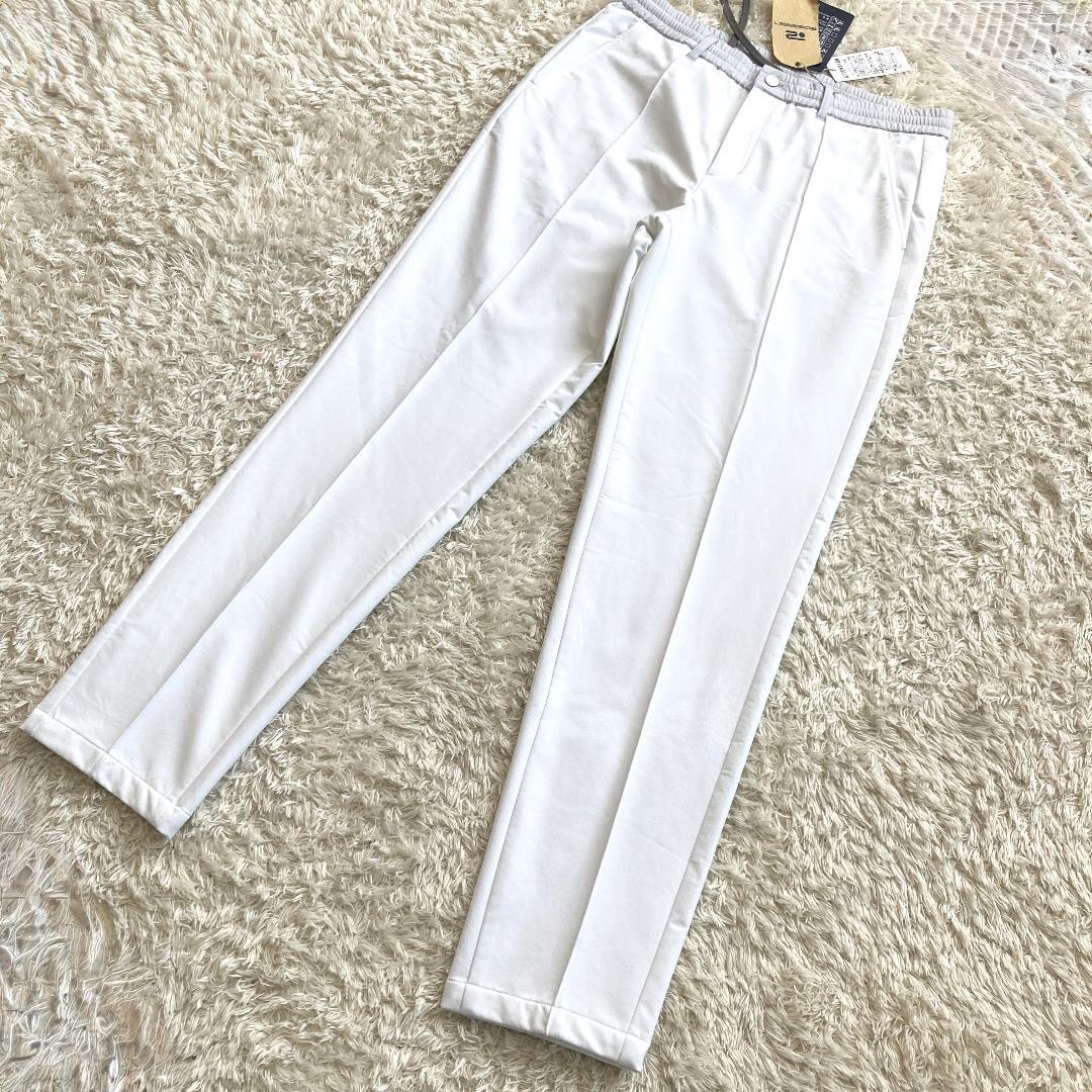 未使用 ROSASEN ロサーセン センタープレス 裏起毛 パンツ 白 88cm