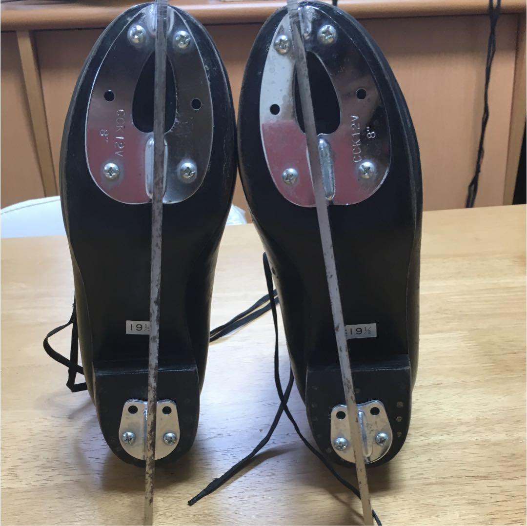 スケート靴 中古 (黒 )19.5cm