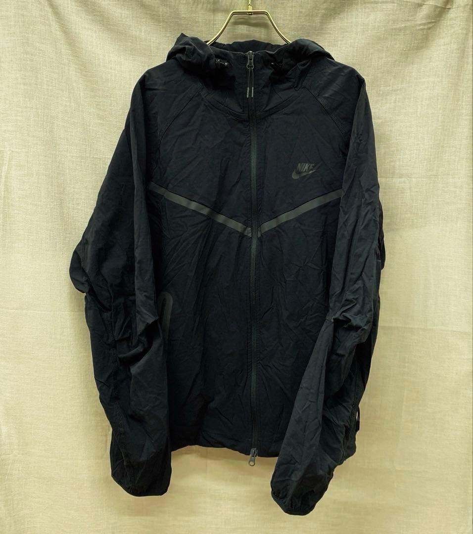 i237♪ 新品　NIKE テックウーブンジャケットセットアップ　ブラック　L