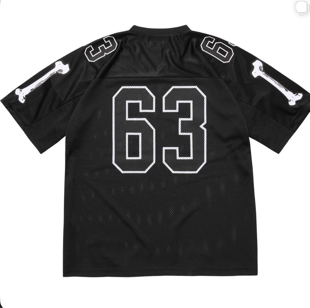 Supreme アメリカンフットボールシャツ 63 ブラック