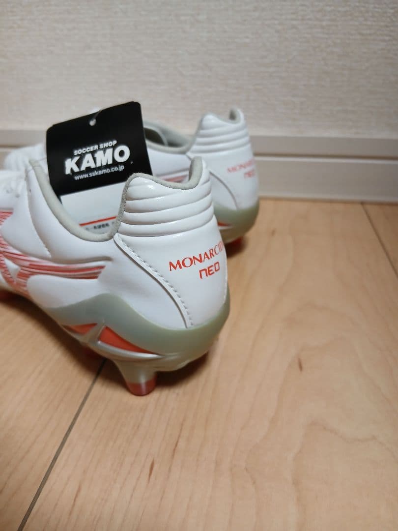 Mizuno サッカーシューズ スパイク ホワイトモナルシーダ 22センチ