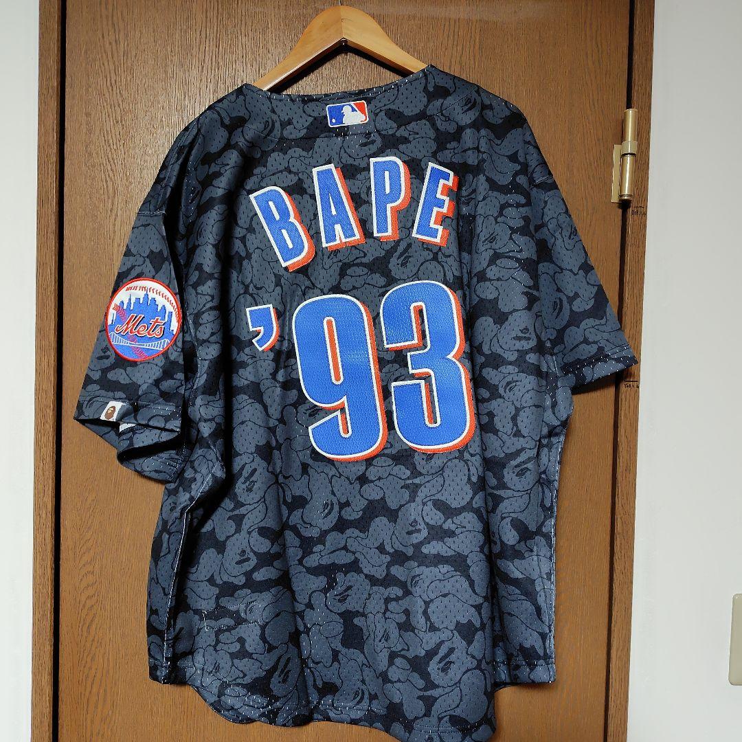 アベイシングエイプ✕Mets カモフラージュベースボール