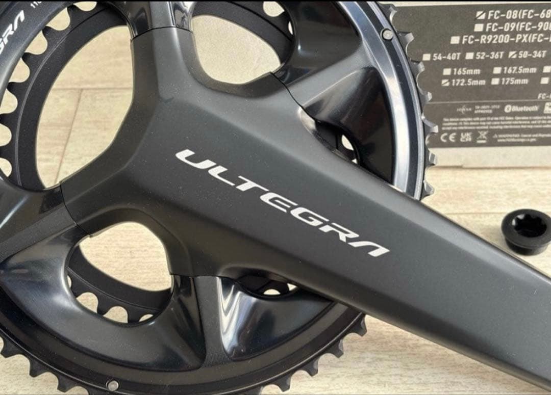 新品 シマノ アルテグラ クランク FC-08 52-36T 170mm 新品