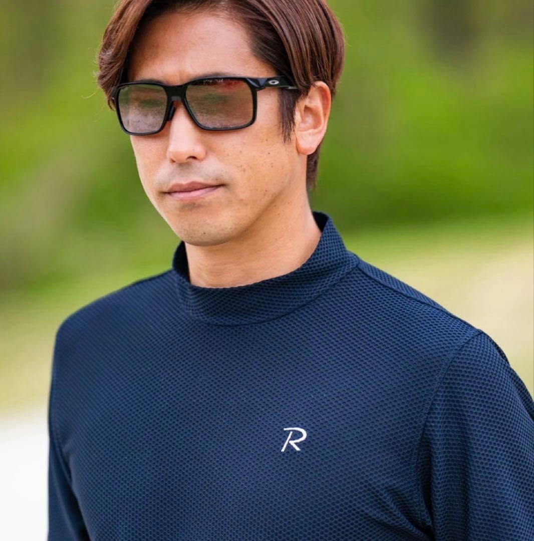 【新品未使用】RomaRo ロマロ 半袖モックネックシャツ L