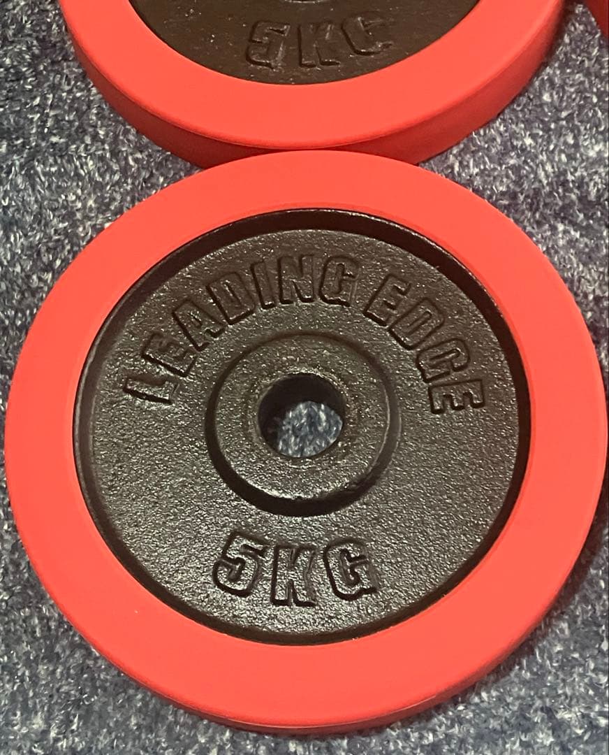 LEADING EDGE リーディングエッジ ダンベルプレート 5kg✖️4枚