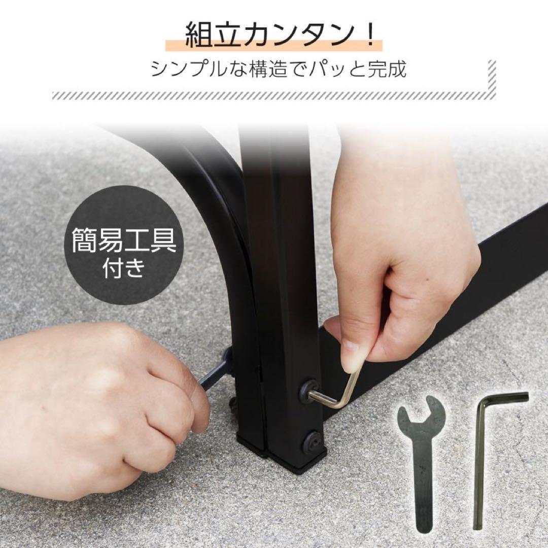 【新品】薪ラック 薪棚 薪ストッカー 通気性抜群 安定 ダブル 200cm