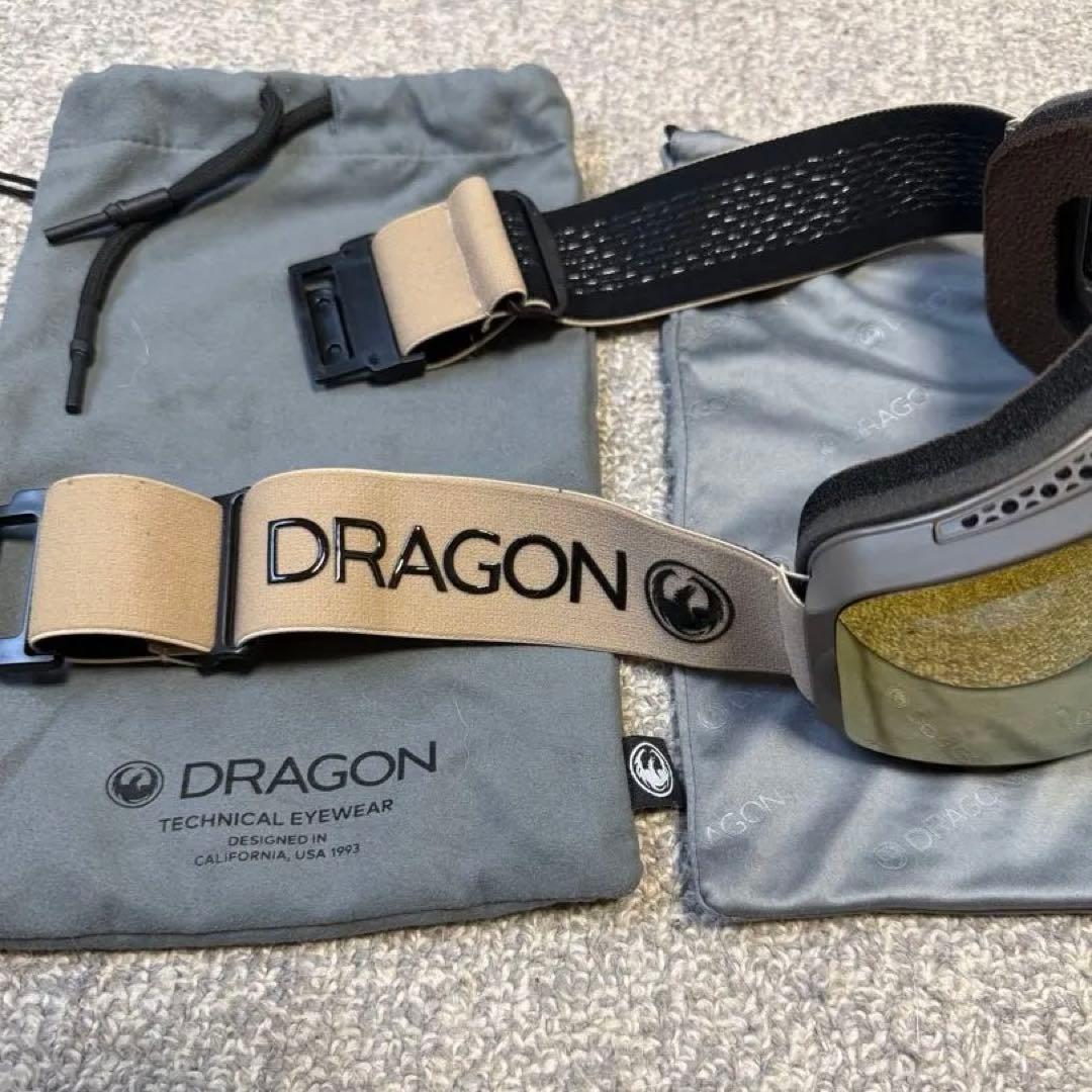 DRAGON ゴーグル PXV GOLD 25-26 付属品完備