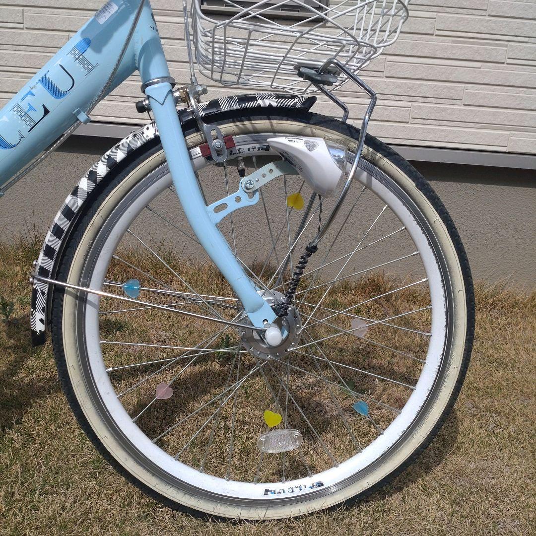 【茨城県南＋α】自転車 20インチ 子供用 キッズ 水色 オートライト