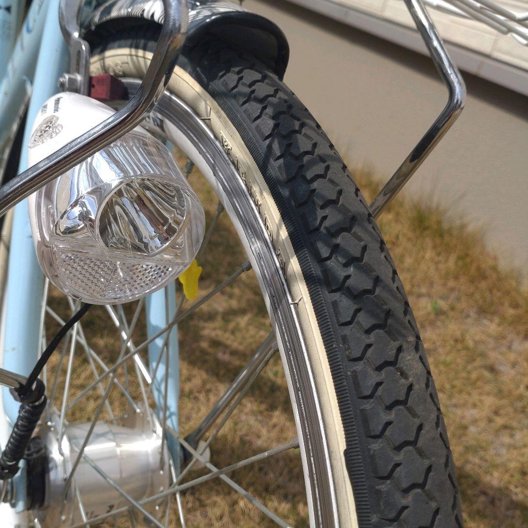 【茨城県南＋α】自転車 20インチ 子供用 キッズ 水色 オートライト