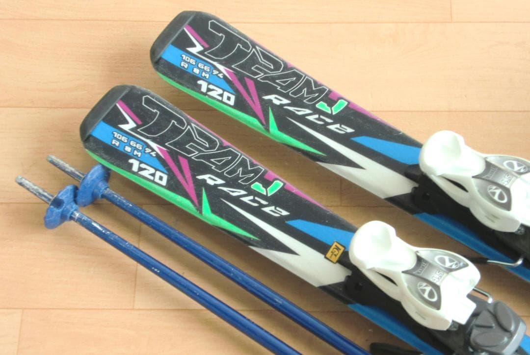 ■■送料無料■NORDICA■子供用スキーセット■板120靴22■WAX済■■