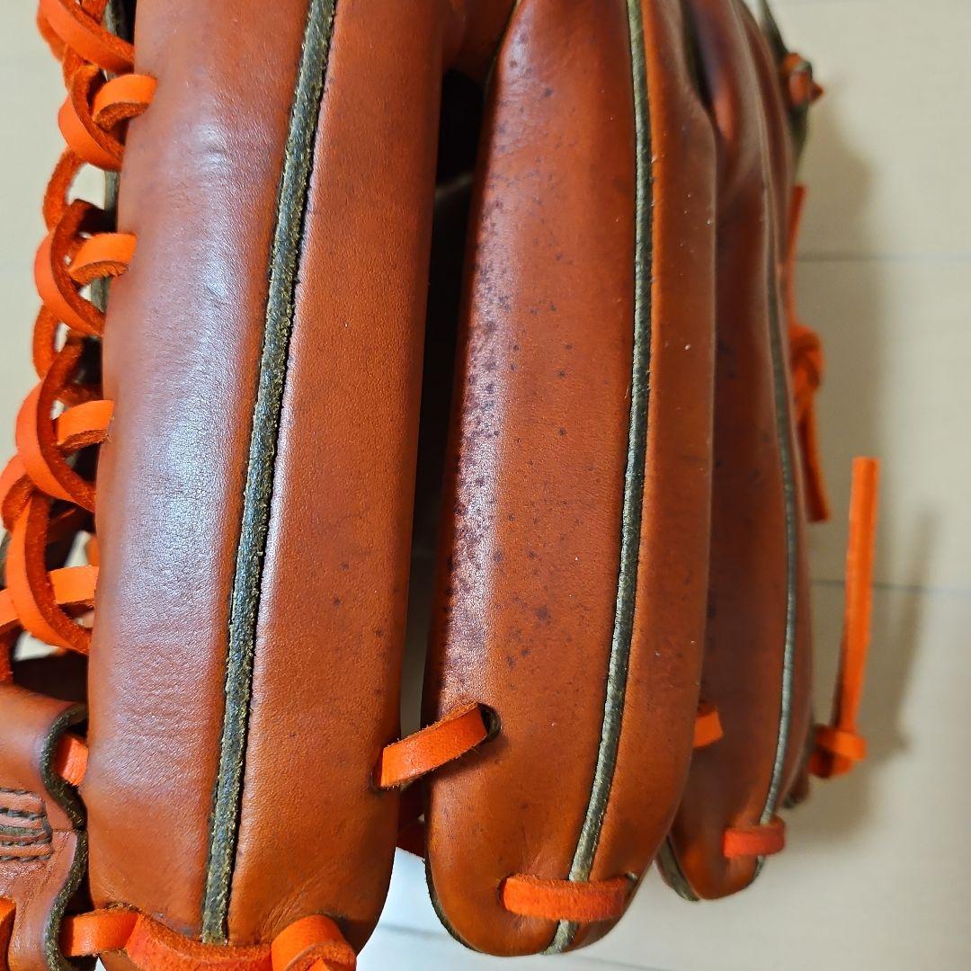 希少！信義作刻印入りビッグMミズノプロオーダー外野手用