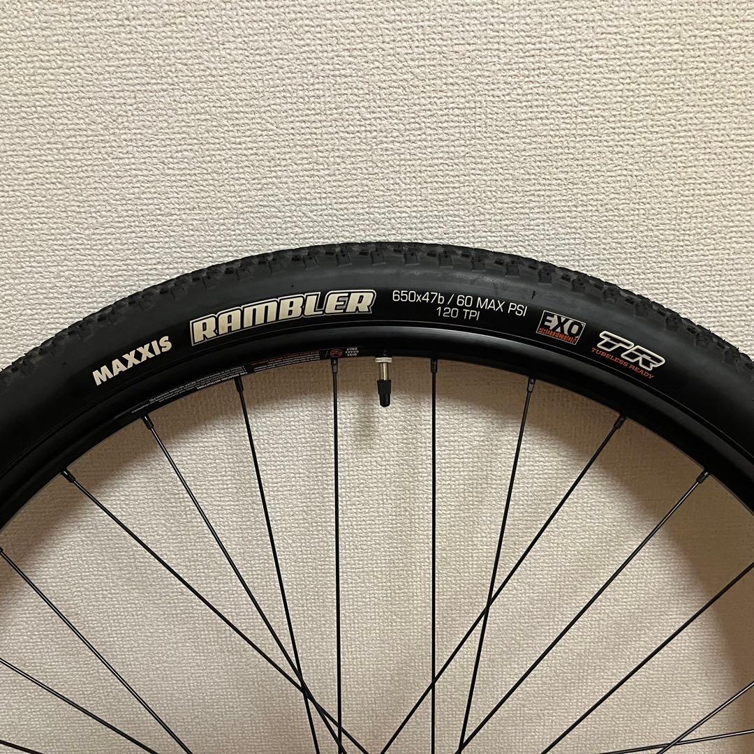 MAXXIS Ramble 650×47c × WTB ホイールセット