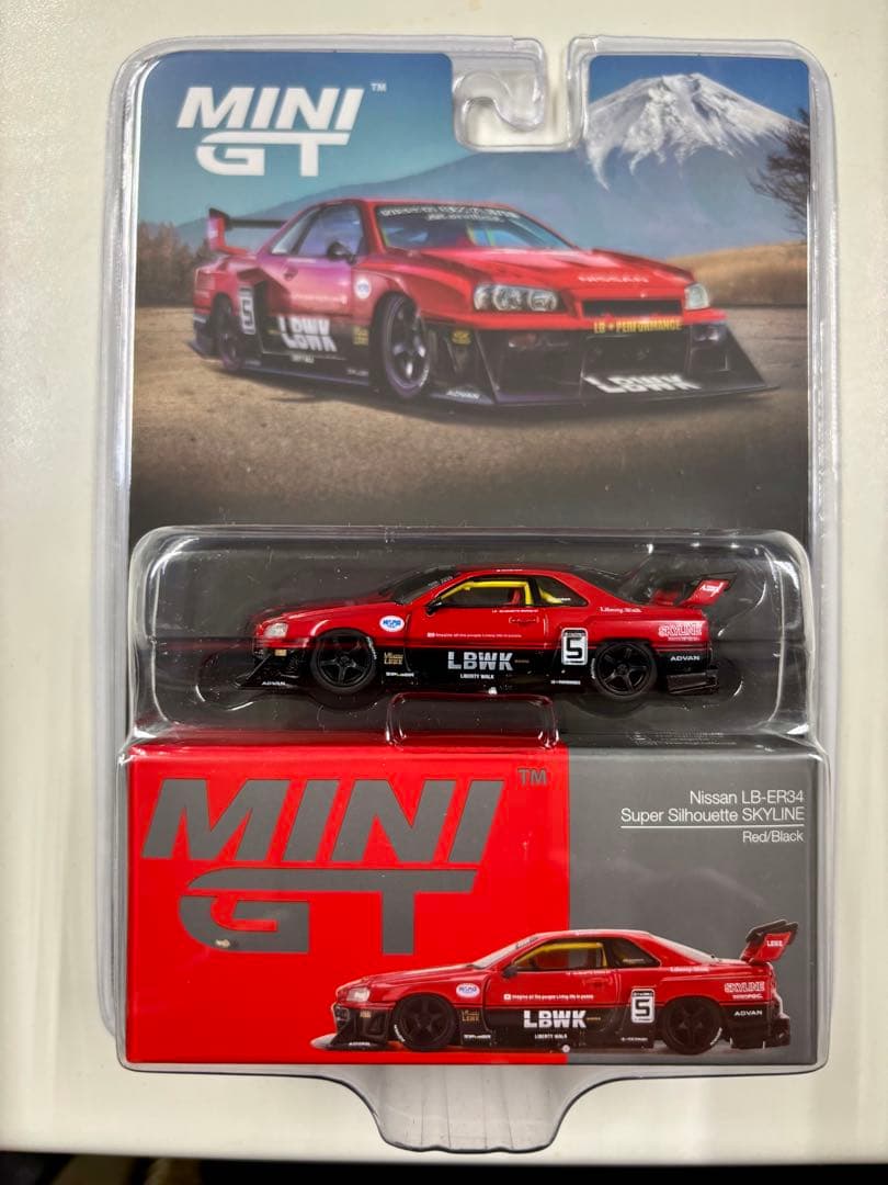 MINI GT(2点)Nissan LB-ER34 SKYLINE (ブリスター