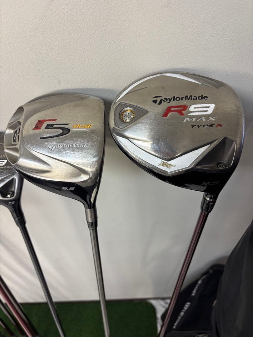 テーラーメイド R9 / R5 込み！メンズゴルフ フルセットWilsonバッグ