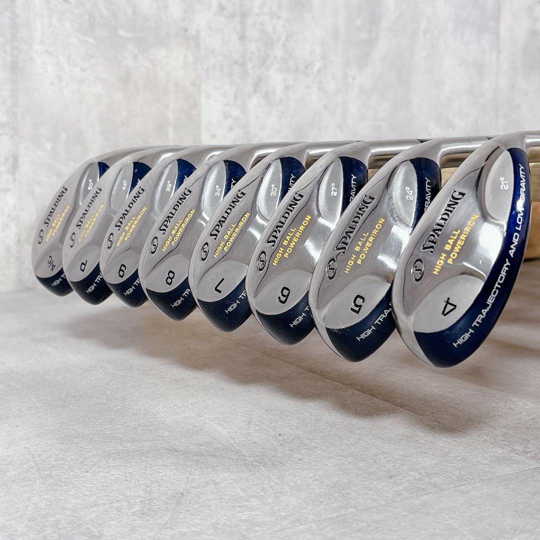 T734 SPALDING ゴルフクラブ メンズ フルセット 14点 プーマ 黄
