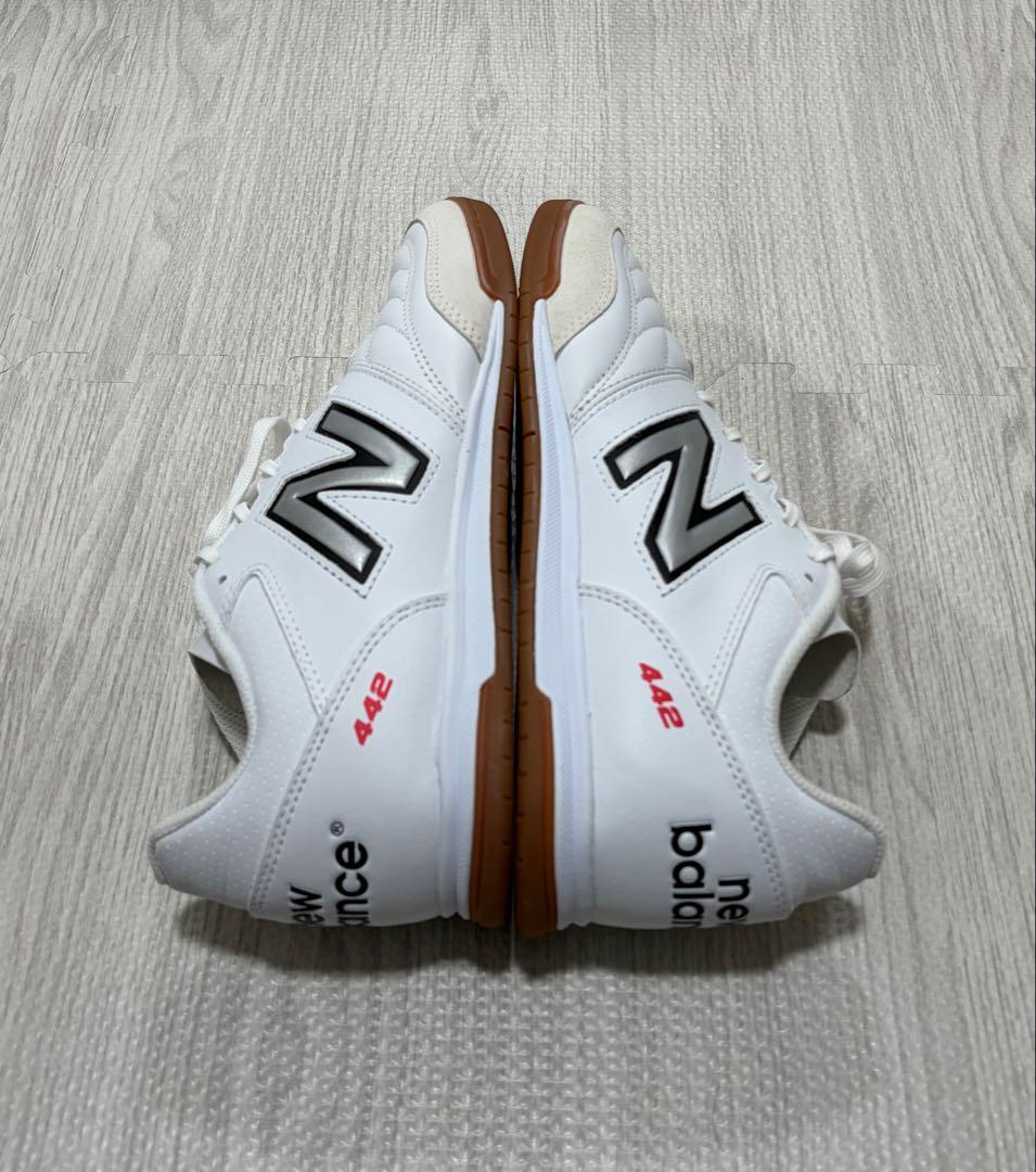 New Balance 442 フットサルシューズ ホワイト