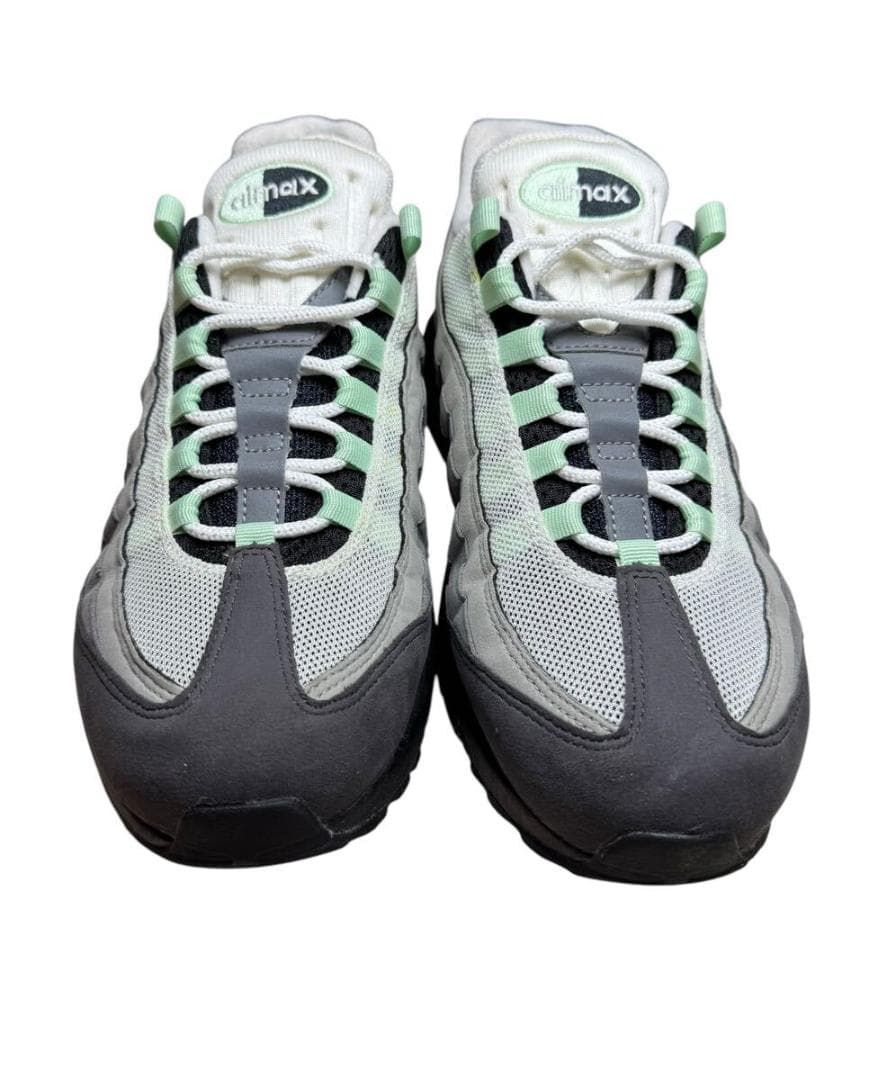 美品 19年NIKE エアマックス 95 白/フレッシュミント US9 27㎝