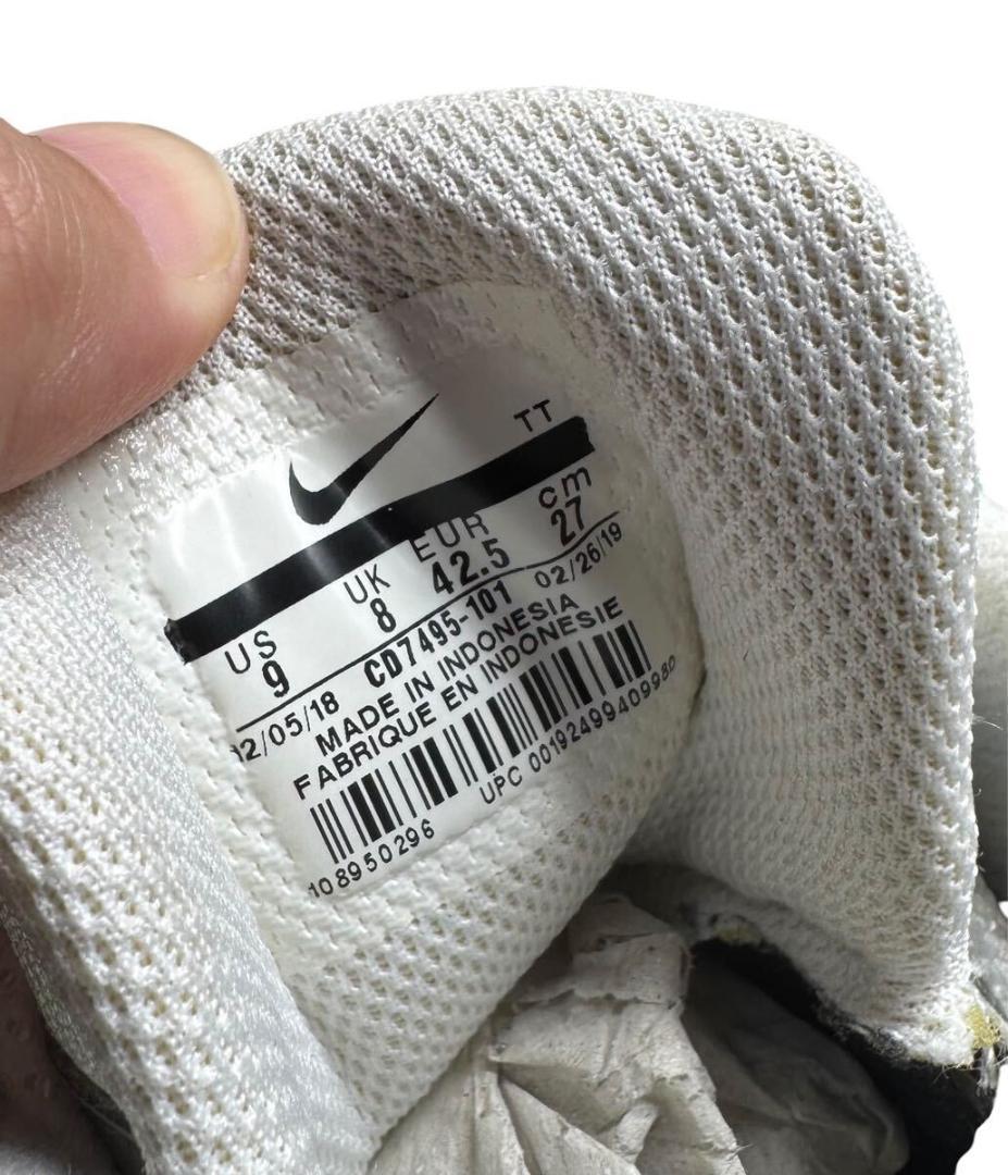 美品 19年NIKE エアマックス 95 白/フレッシュミント US9 27㎝