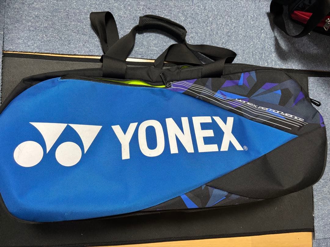 YONEX トーナメントバック 青/黒/緑