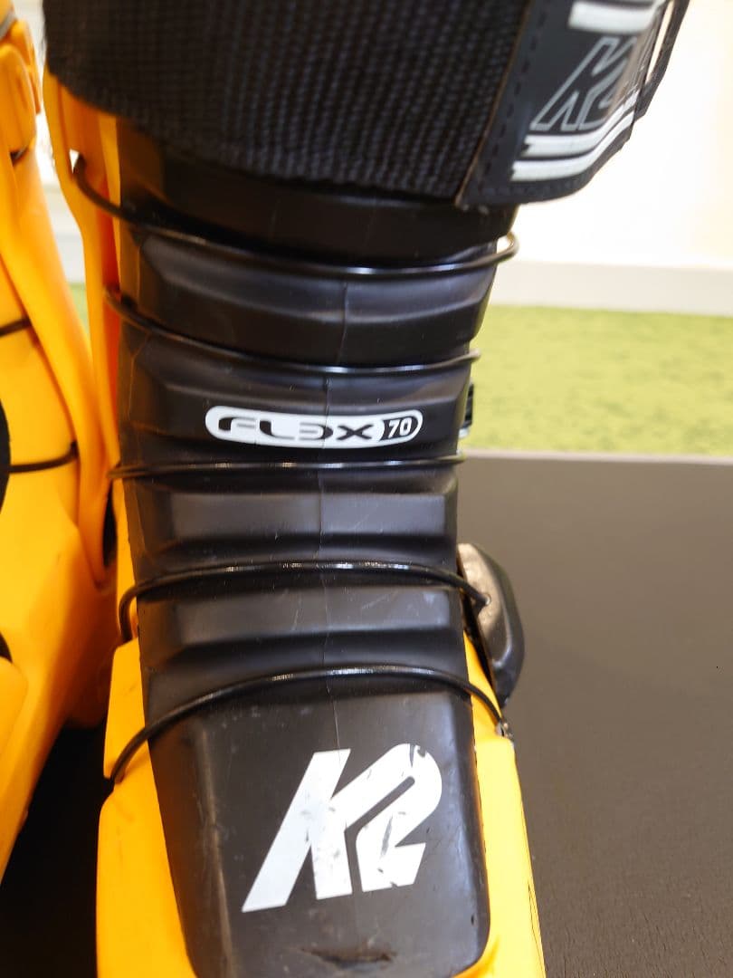 K2 evolver スキー用ブーツ フレックス70 イエロー　24.5cm