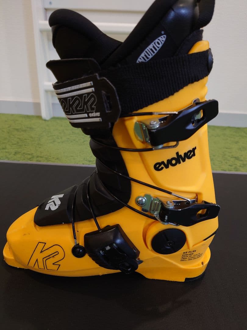 K2 evolver スキー用ブーツ フレックス70 イエロー　24.5cm