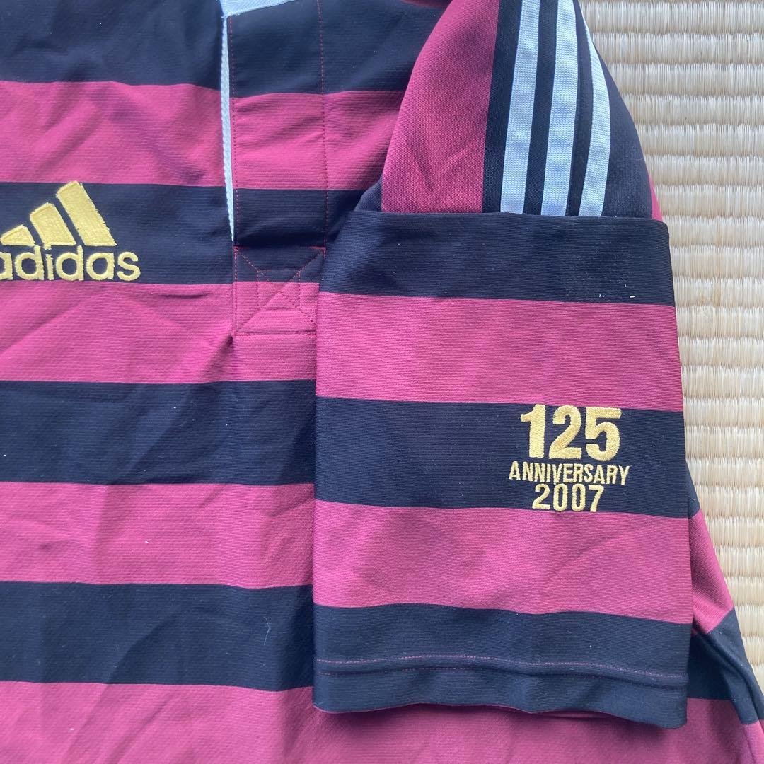 adidas ラガーシャツ 早稲田125周年記念