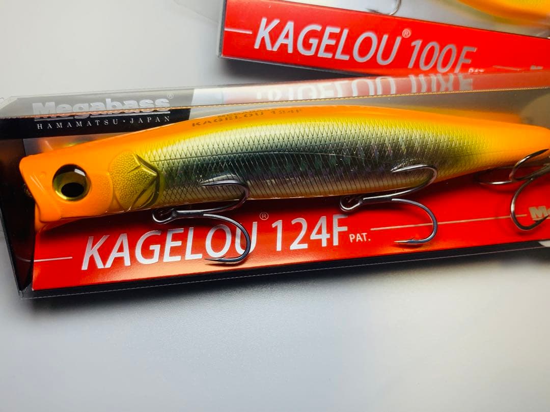 メガバス　カゲロウ　ラウドオレンジ　2種セット　100F 124F ジョインター
