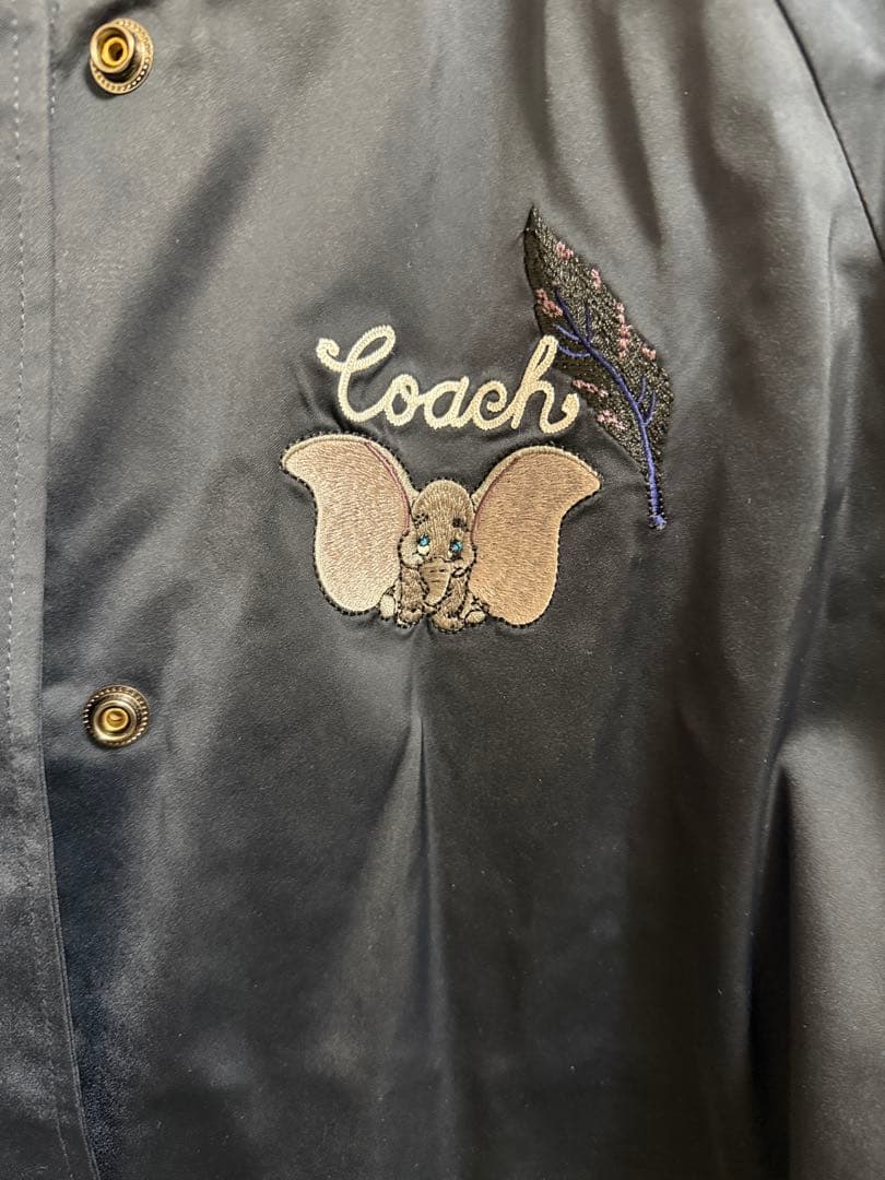 COACH × Disneyスタジャン/M/NVY/アニマル/89817