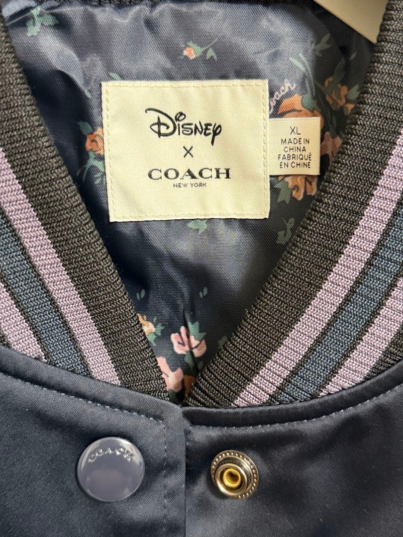 COACH × Disneyスタジャン/M/NVY/アニマル/89817