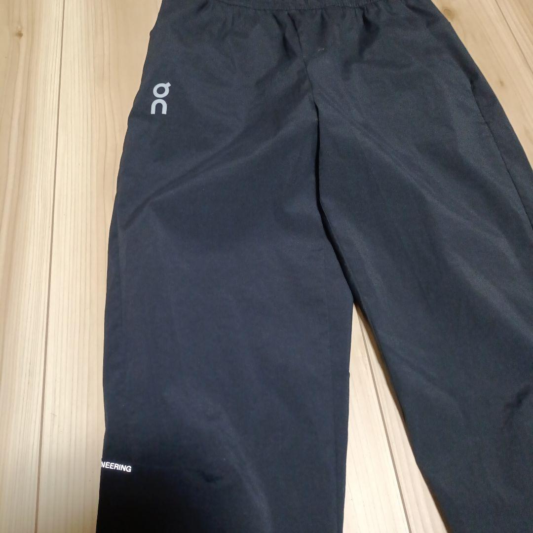 on オン ジョガーパンツ ランニングパンツ シャカシャカ ブラック XS
